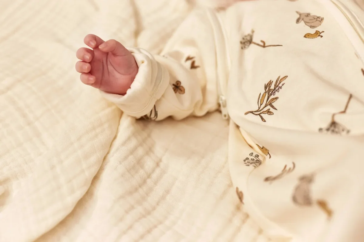 Jollein Baby Schlafsack Neugeborene mit abnehmbaren Ärmeln Jersey Rund 60cm – Riverside – Bild 6