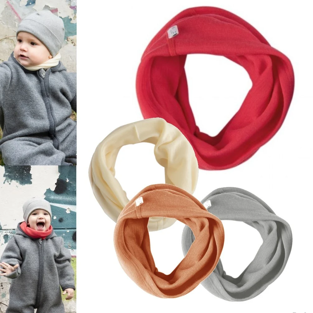 iobio Loop Schlauchschal Kinderschal aus Wolle Seide – Bild 2
