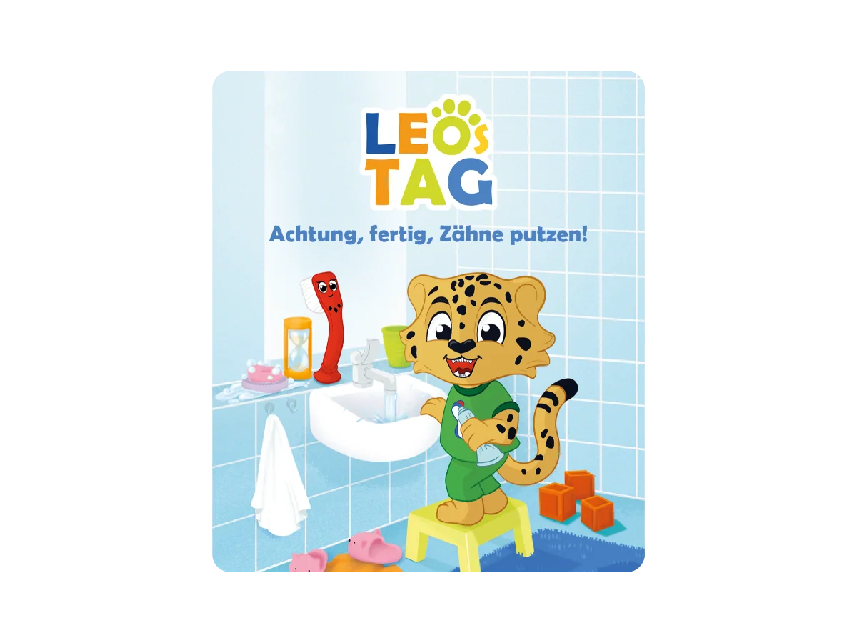 tonies Hörfigur für Toniebox: Leo's Tag: Achtung, Fertig, Zähneputzen – Bild 3