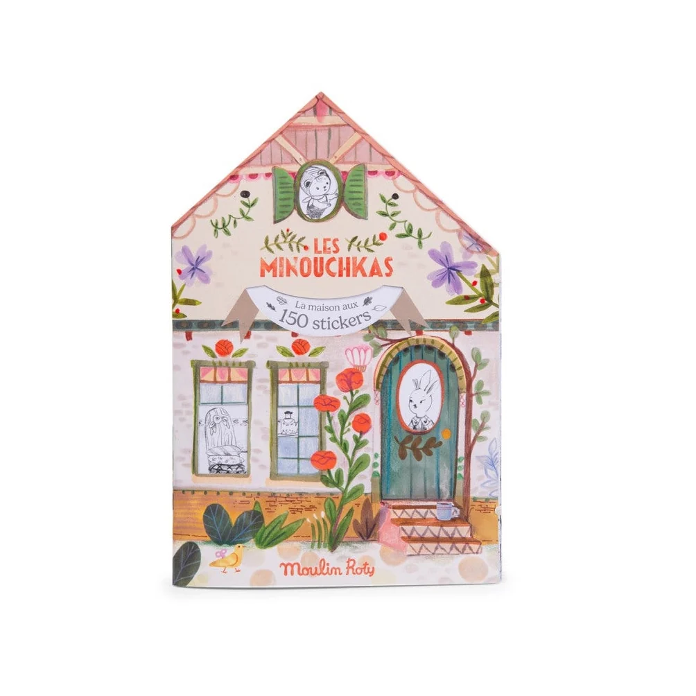 Moulin Roty Malbuch Les Minouchkas mit Stickern – Bild 2