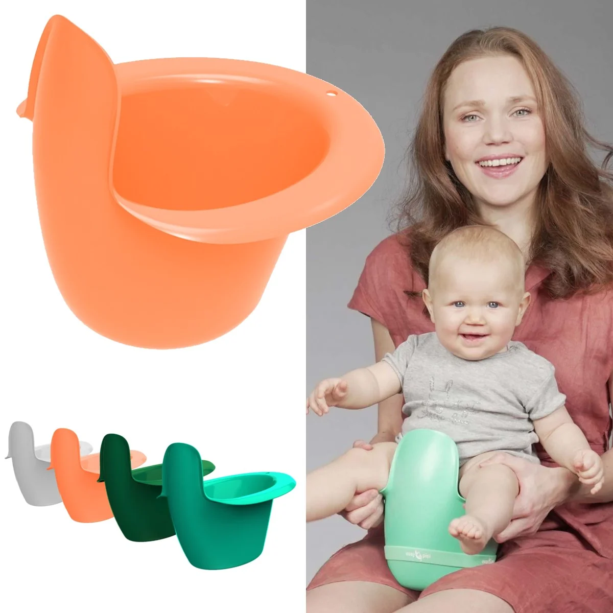EasyPisi Abhaltetöpfchen mit Spritzschutz – Bild 2