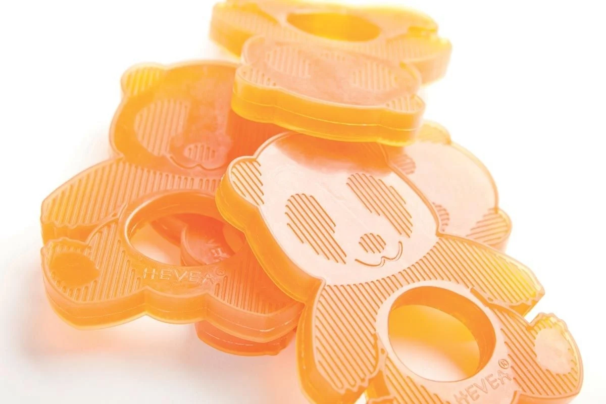 Hevea Zahnungshilfe Teether Ring Panda aus Naturkautschuk – Bild 4